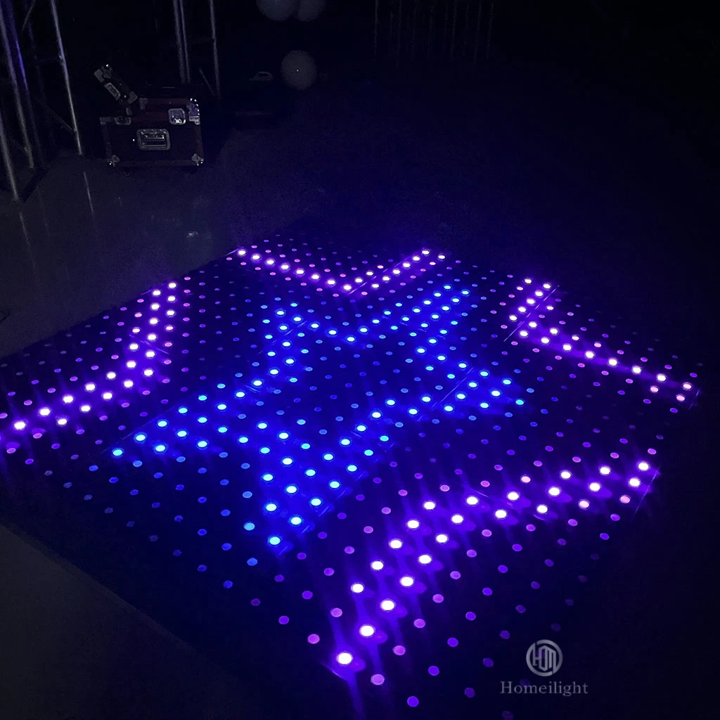 Multicolor Night Club de Video de iluminación LED de conexión inalámbrica pista de baile para DJ