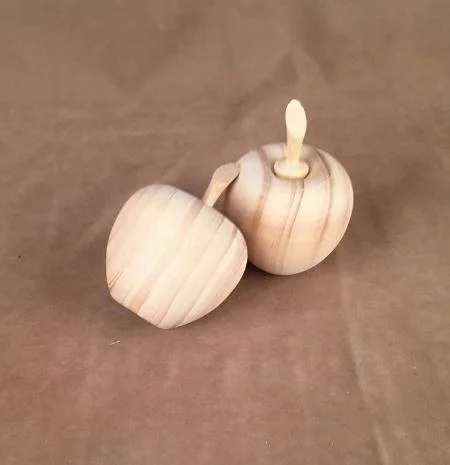 High Quality Decorative Craft Wooden Apple