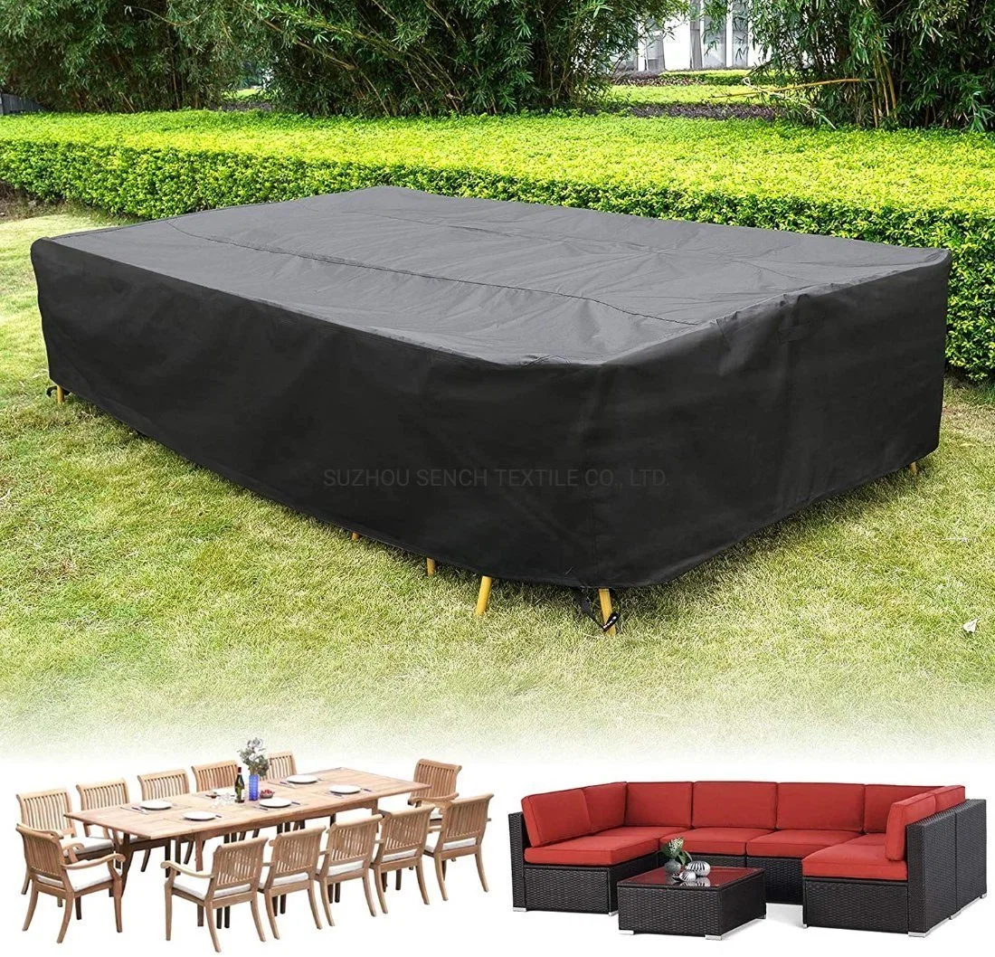 Patio Furniture Cover for Outdoor Snow Protection Waterproof Patio Table Chair Cover Rectangular UV Resistant Durable Sectional Sofa Protective Cover