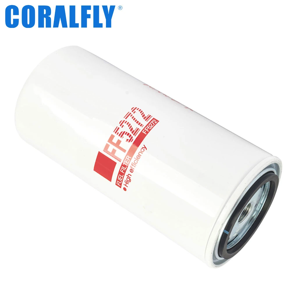 Coralfly OEM ODM Truck Diesel Engine Fuel Filters FF5272 for Cat Fleetduard Filters FF5272