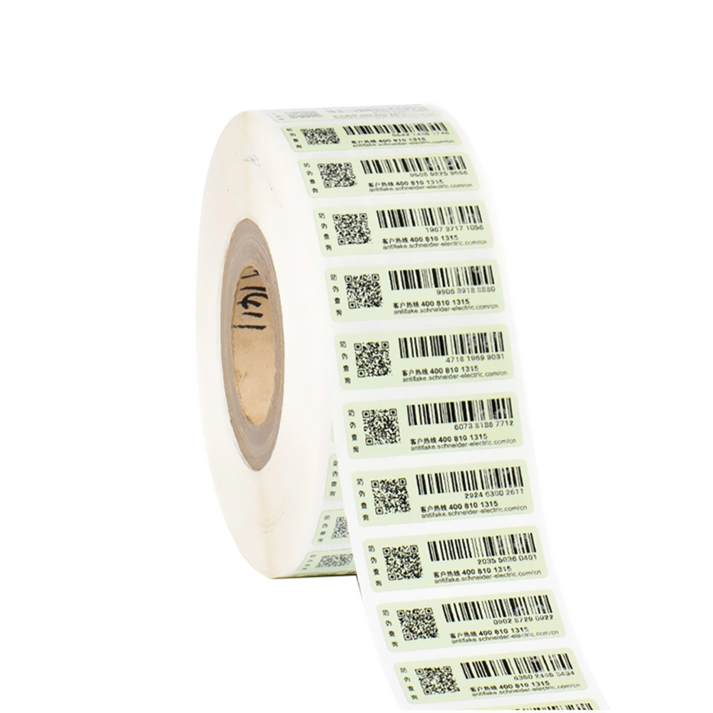 Item Rolling Tracking Number Bar Qr Code Adhesive Sticker Label