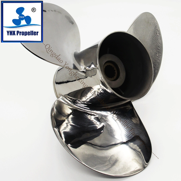 Honda Size 14 1/4*15/115-225HP Certificated Stainless Steel Polished Marine Equipment Propeller