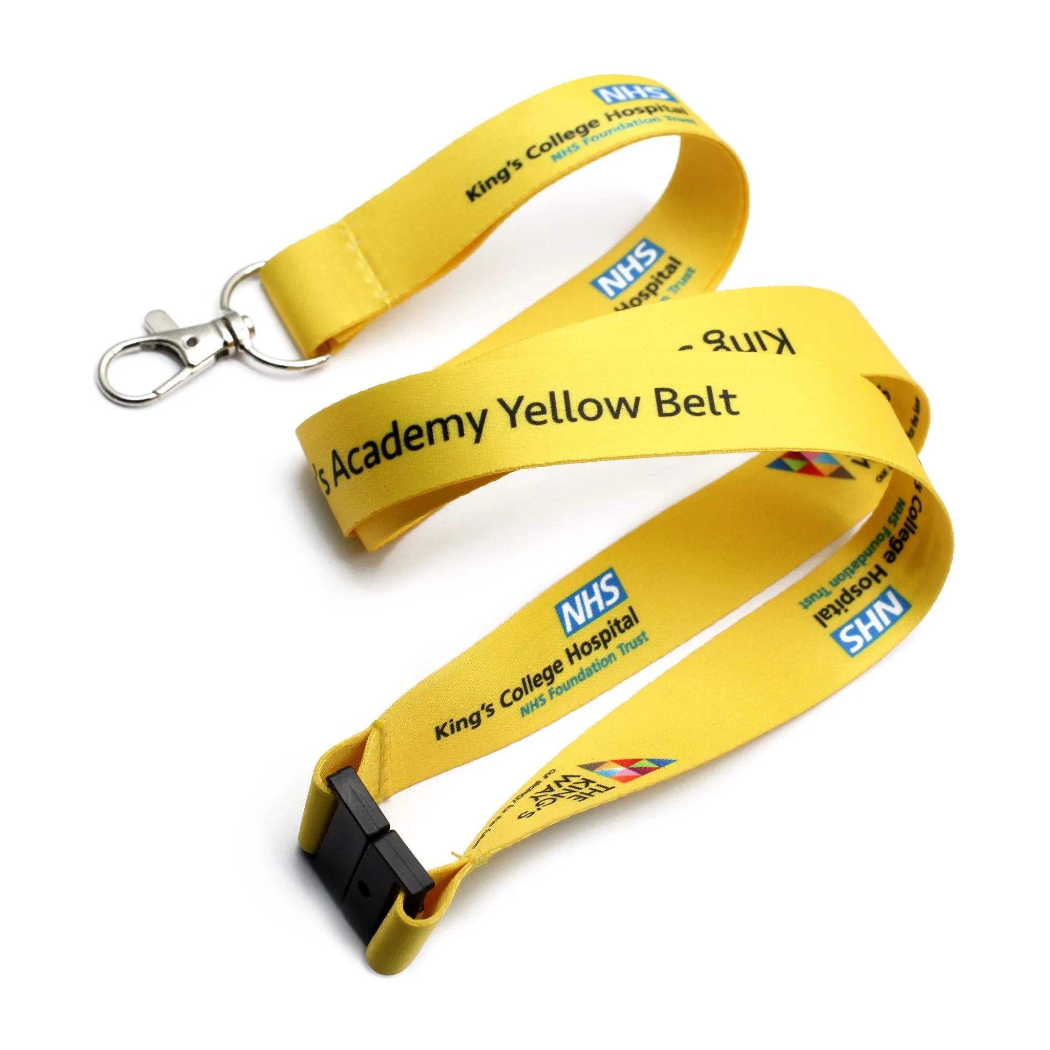 Custom Printing Office Polyester ID Card Holder Promotional Neck Strap Ribbon Wrist Mobile Phone Events Sports Safety Break Away National Flag Tubular Lanyard