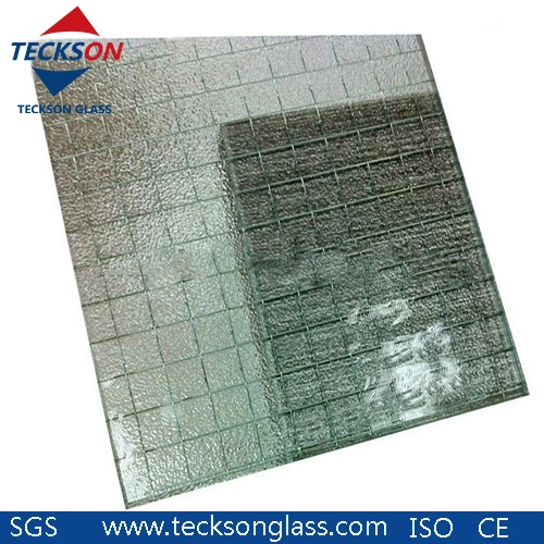 3/4/5/5.5/6/8/10mm templado Diamond patrón /Telas pensaron los fabricantes de vidrio laminado