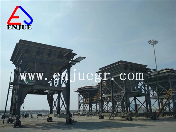 Shanghai Enjue Fixed Type Water Spray Mist Dedusted Hopper for Coal