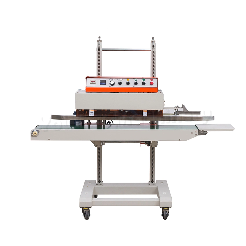 Qlf-1680 Automatic Vertical Continuous Plastic Bag Band Sealing Machine