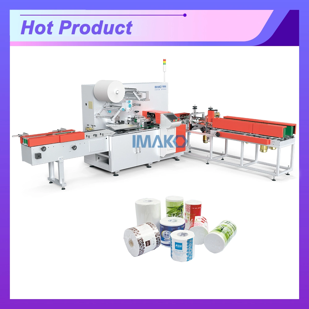 Imako Automatic Easy Control Small Scale Business Idea Making Machinery Bathroom/Kitchen Tissue Roll Production Line Toilet Paper Manufacturing Packing Machine