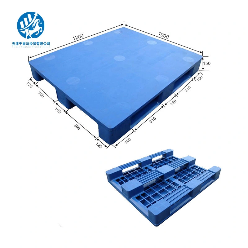 1100*1100*125mm Heavy Duty Plastic Pallets Warehouse Storage Pallets