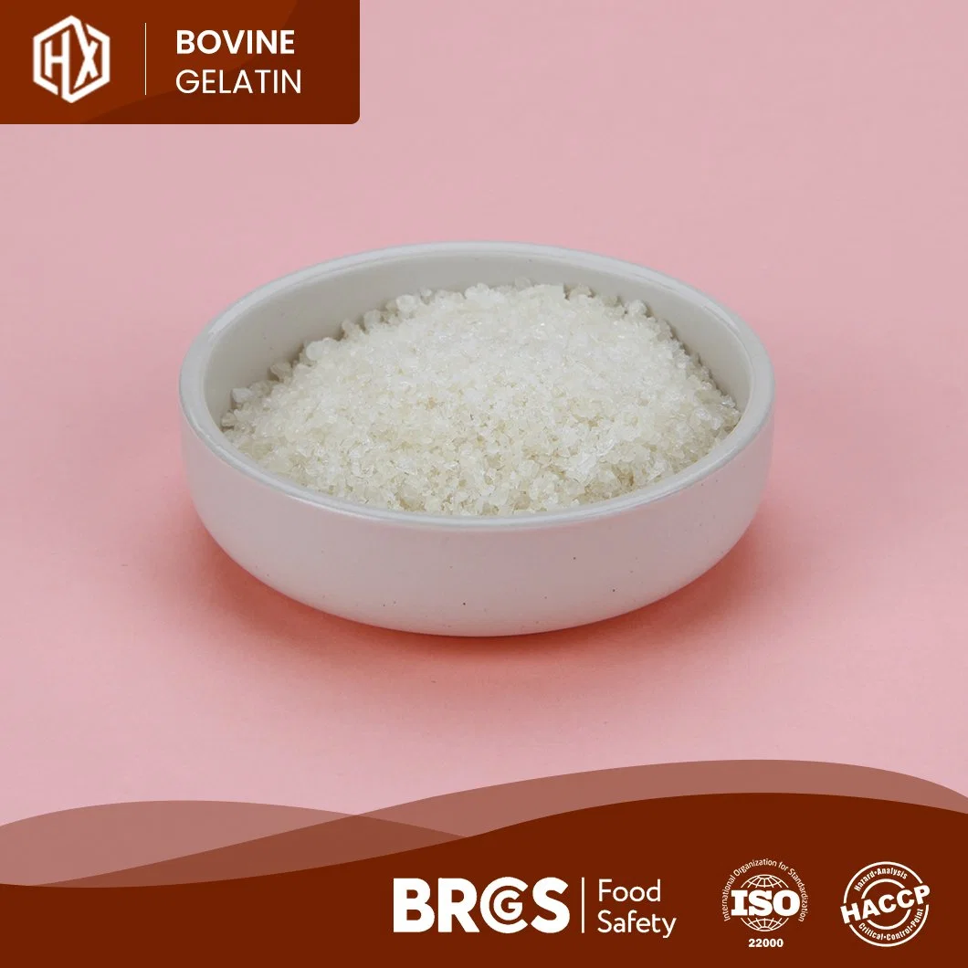 Haoxiang Food Grade Halal Bovine Skin Gelatin Powder High-Purity Pharmaceutical Bovine Skin Gelatin Original Factory Food Grade Bovine Skin Gelatin Granular