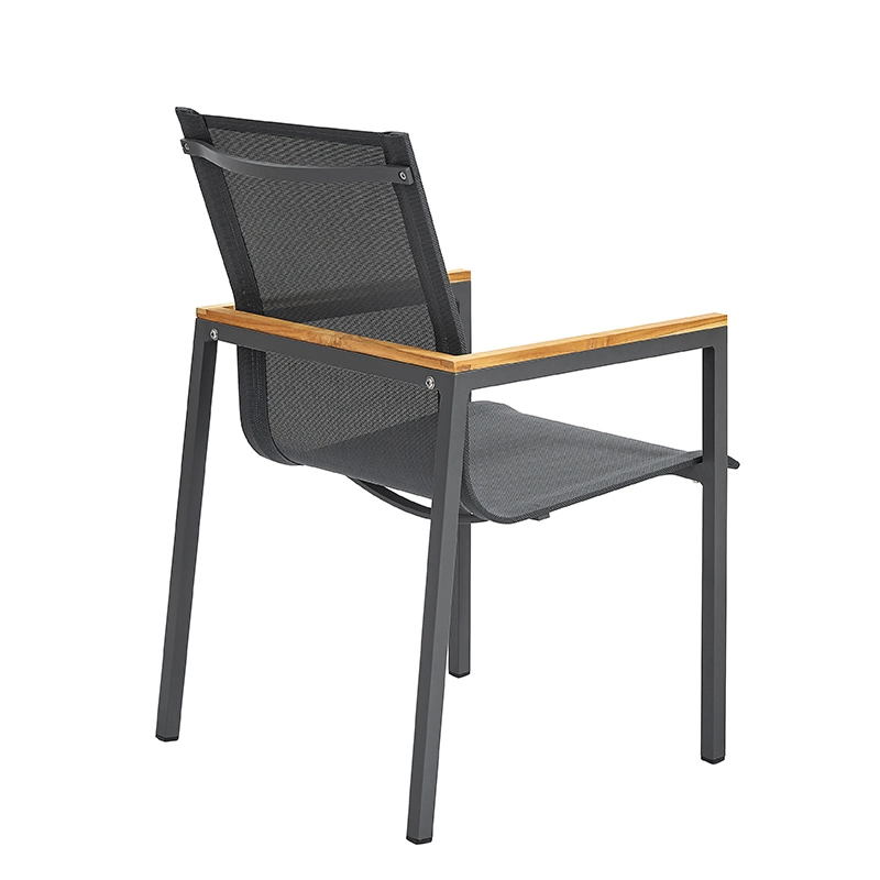 Fábrica al por mayor Patio Muebles de aluminio Jardín al aire libre Mesa y silla