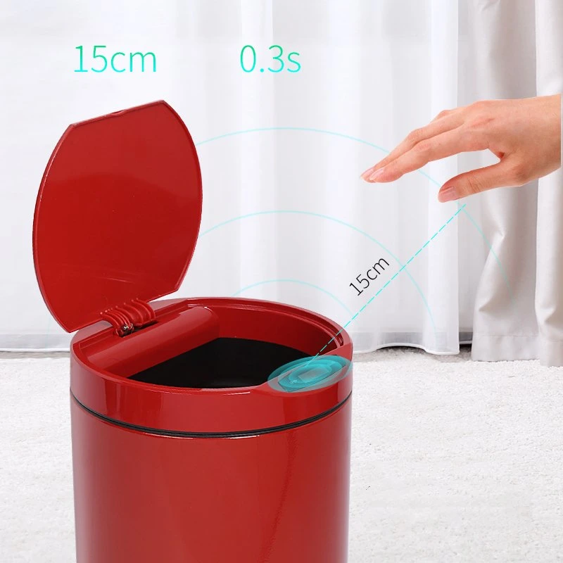 Yunzhe Stainless Steel 1PC/Polybag/Shaped Foam/Mail Box Automatic Dustbin Household Garbage Can