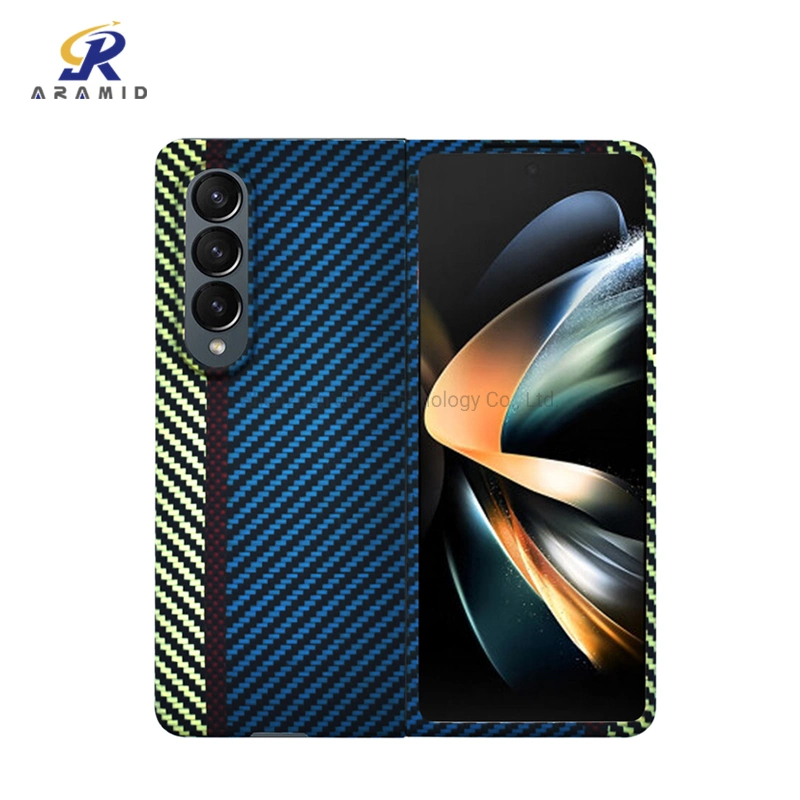 Cell Phone Accessories for iPhone Case Aramid Kevlar Carbon Fiber Case for Samsung Fold 4