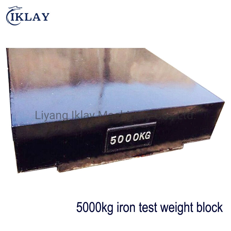 OIML Truck Scales 1000kg Test Weight for Crane Weighbridge 500kg Test Weights 5000kg Iron Block Weight for Lifting Crane