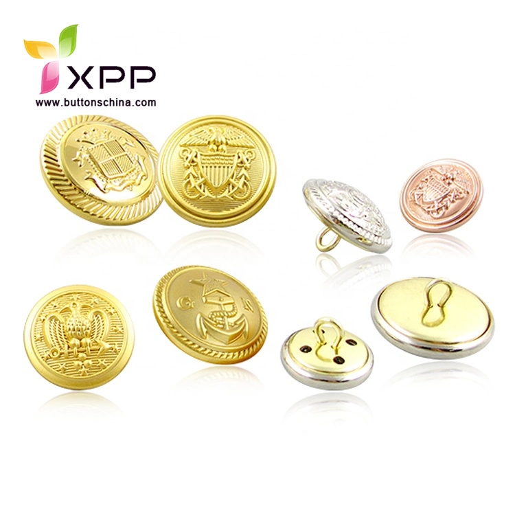 China Manufactory Button Alloy Button for Garments or Government Garments