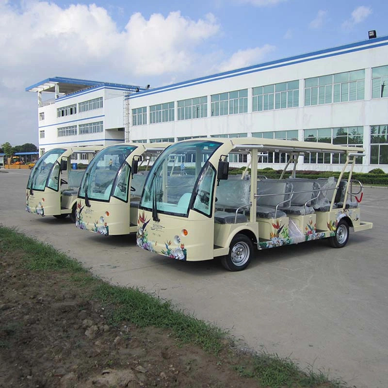 14 escaños Electric Bus Turístico para el turista (DN-14)