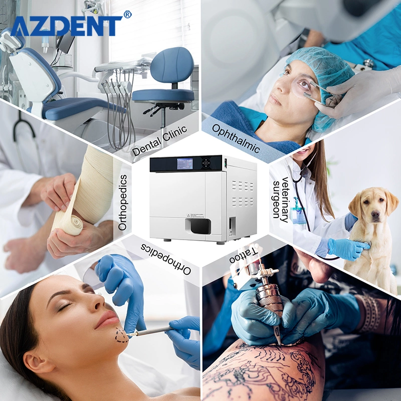 17L Class B Steam Sterilizer Dental Autoclave with Built-in Printer