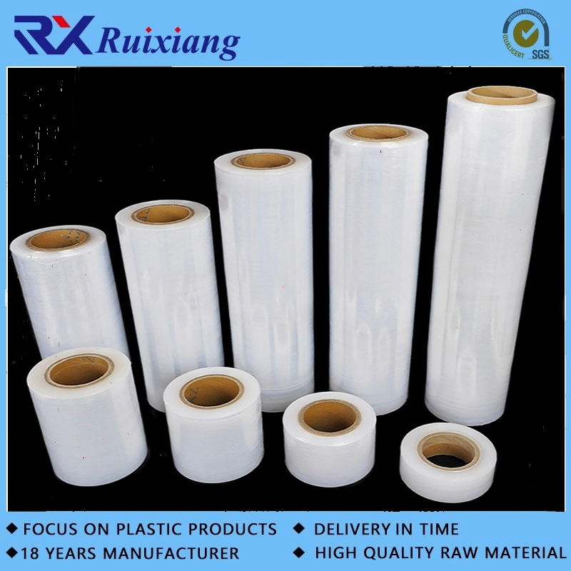 High quality/High cost performance  Hand Stretch Film Shrink Wrap Shipping Clear Plastic Packaging Film