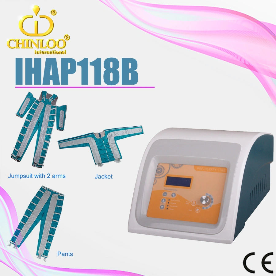 Ihap118b Air Appuyez sur le drainage lymphatique pressothérapie infrarouge de l'air d'équipement pour la perte de poids