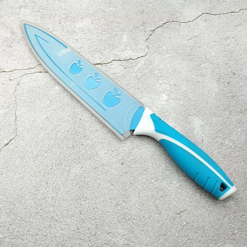 8" de Acero Inoxidable con cuchillo de Chef de Cocina Color cerámica