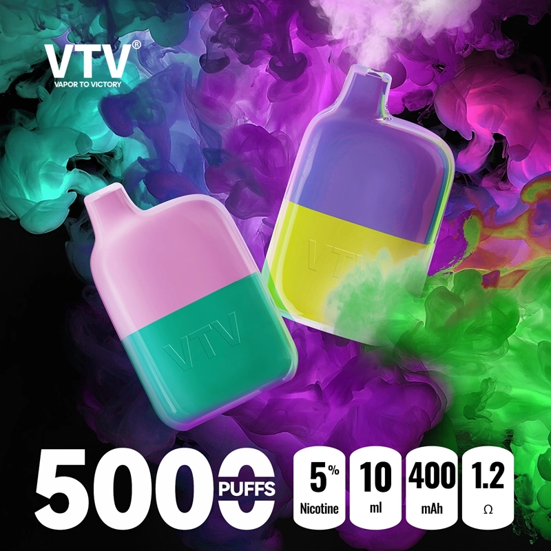 Vtv Vs 6000 Puff Lost 5000 Mary 5% 3% 2% 0% 13ml Mesh Coil Recargables Vapers OEM Custom Brand Vapes with Nicotine 5000 Puffs Flavored Pod Vaper Recargable