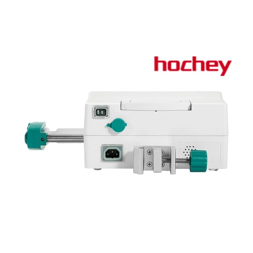 Hochey Medical China Proveedor Hospital de emergencia Standard Injection Medical intravenoso Bomba de jeringa del sistema de control remoto