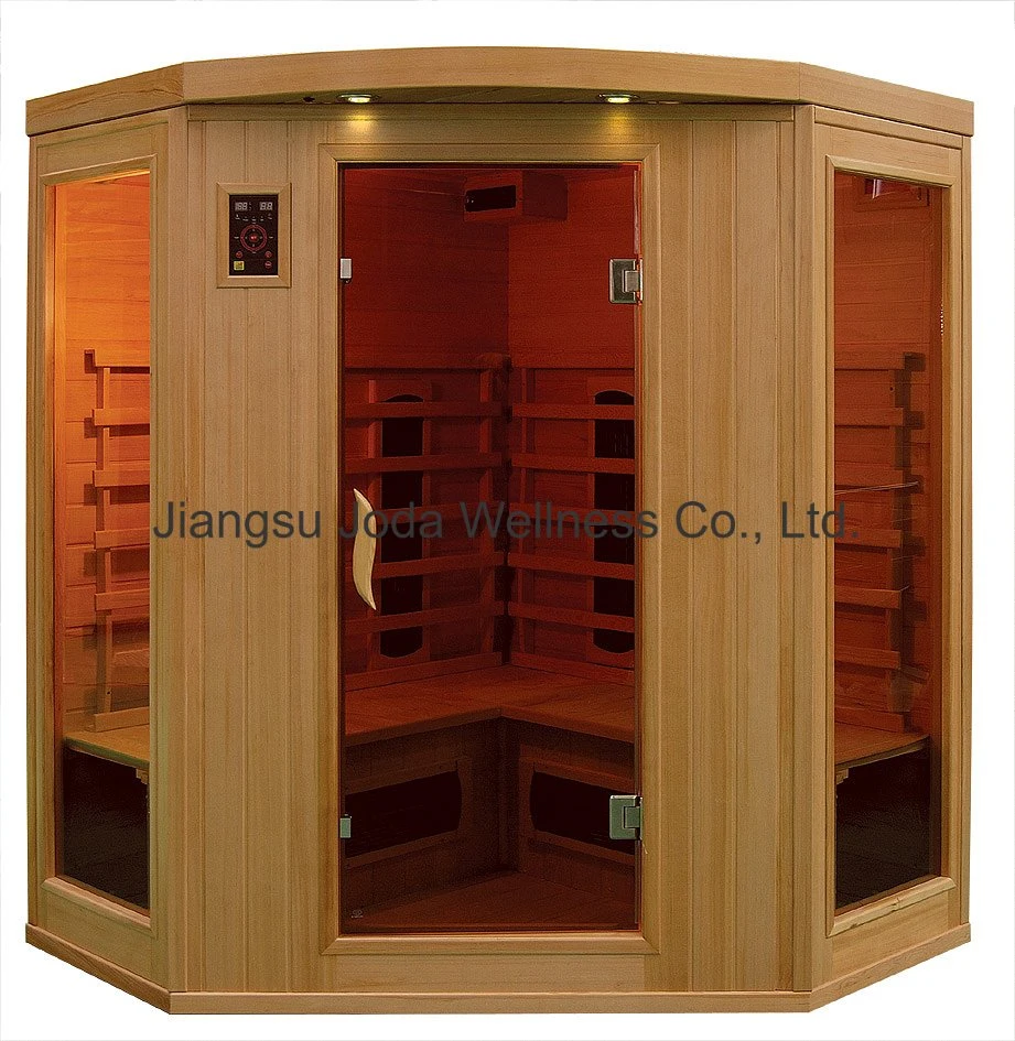 Neues Modell Bestes Design Far Infrarot Sauna Kanadische Hemlock Sauna Zimmer