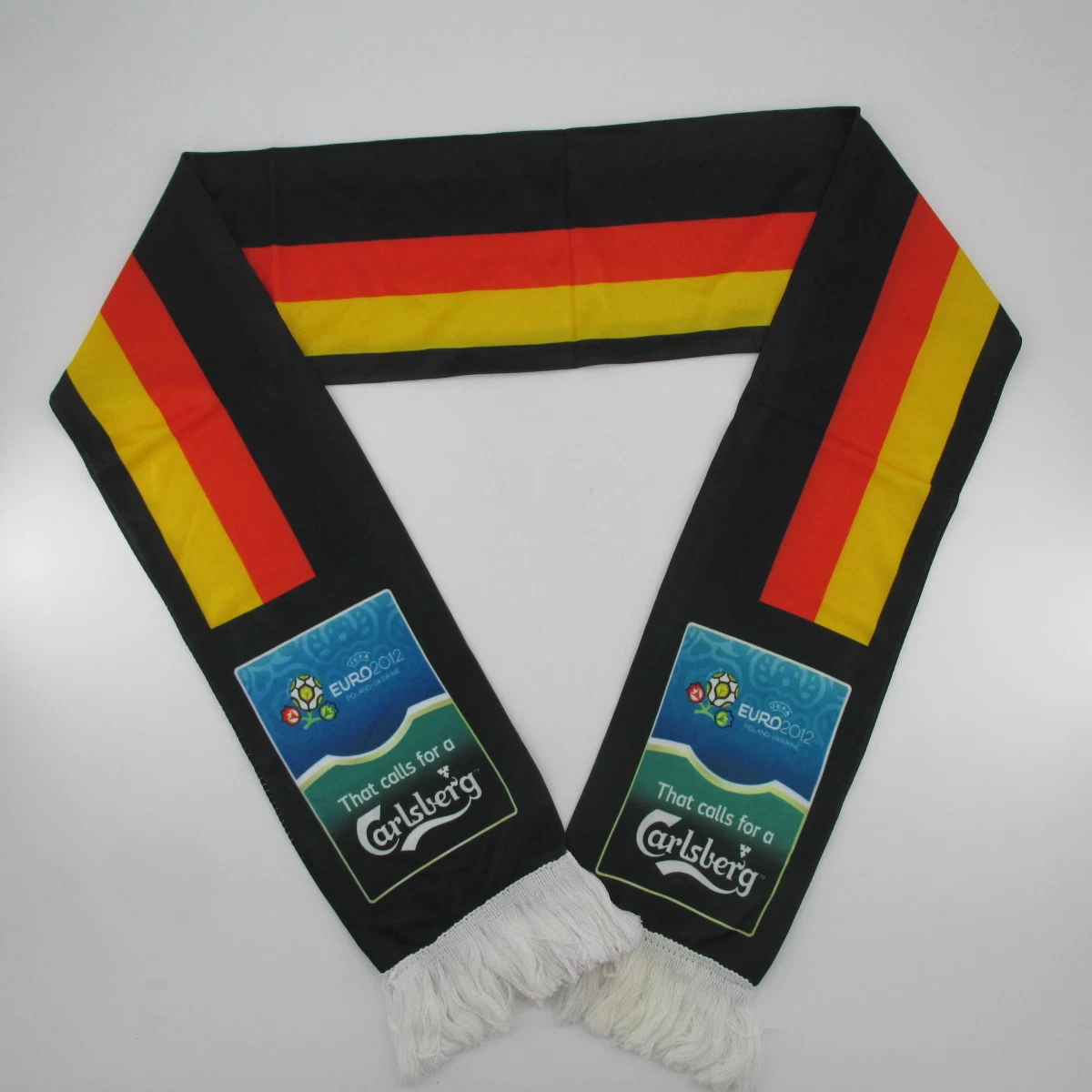 100% Polyester Sublimation Printing Fans Scarf with Team Logo and Design