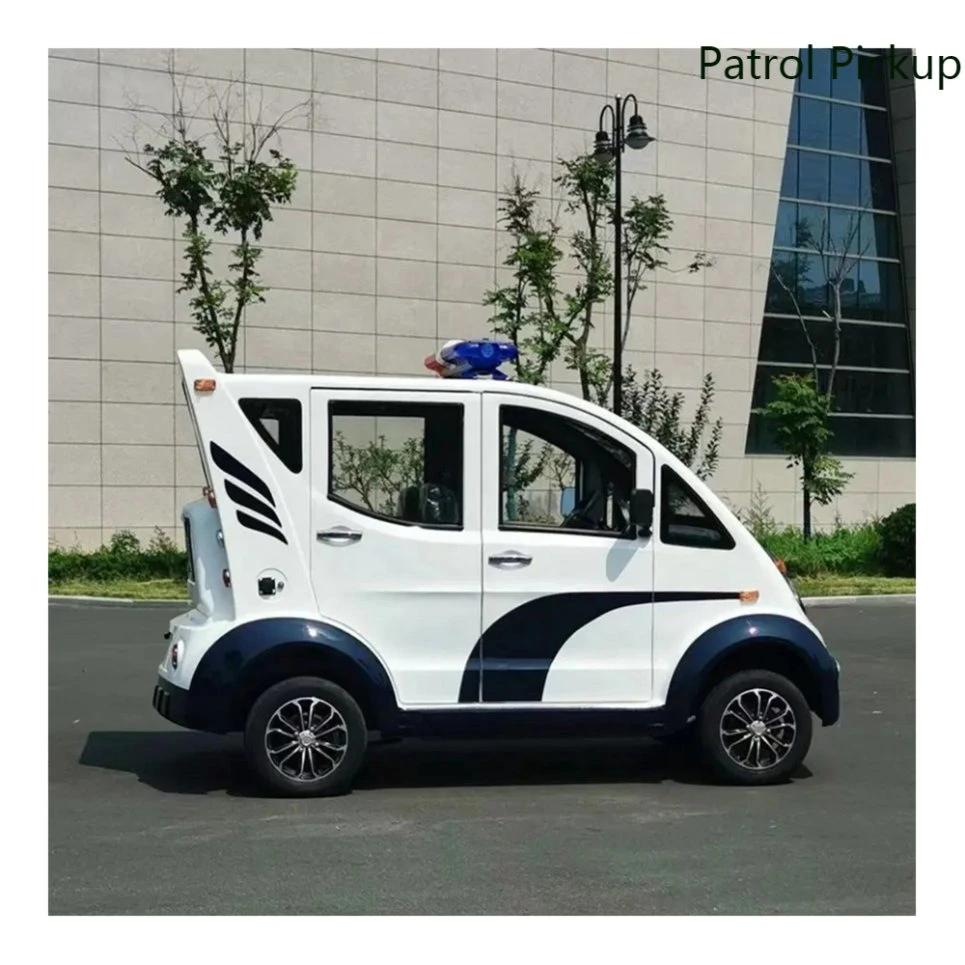 4 Seats Patrol Car Electric Van Security Car for Sale