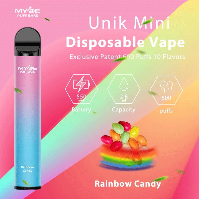 Amerika Europa Top Sale 600 Puff Einweg-Vape Pen