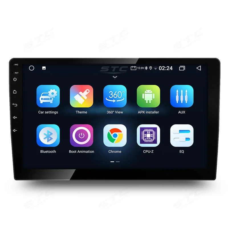 Android 11 DVD Auto 10 Inch OLED Touch Screen Radio IPS+2.5D Car Audio GPS Navigation Online Theme 48 Band EQ Network 4G Player