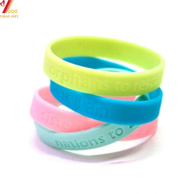 Diseño de Moda pulsera de silicona de personalización (YB-AB-024)