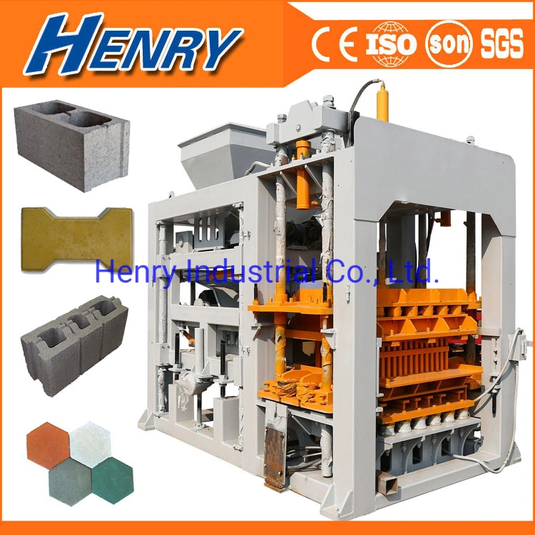 Qt6-15 Fully Automatic Hydraulic Cement Hollow Block Machine Concrete Block Making Machine Paver Machine Curbstone Making Machine Line Booming Business