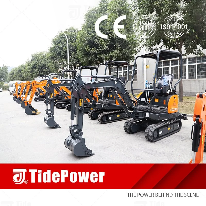 Td12 Tide Power Mini Excavator, 1 Ton Mini Excavator, 2 Tons Mini Excavator, 3 Tons Mini Excavator, 4 Tons Mini Excavator, Perkins Engine, Eaton Motor