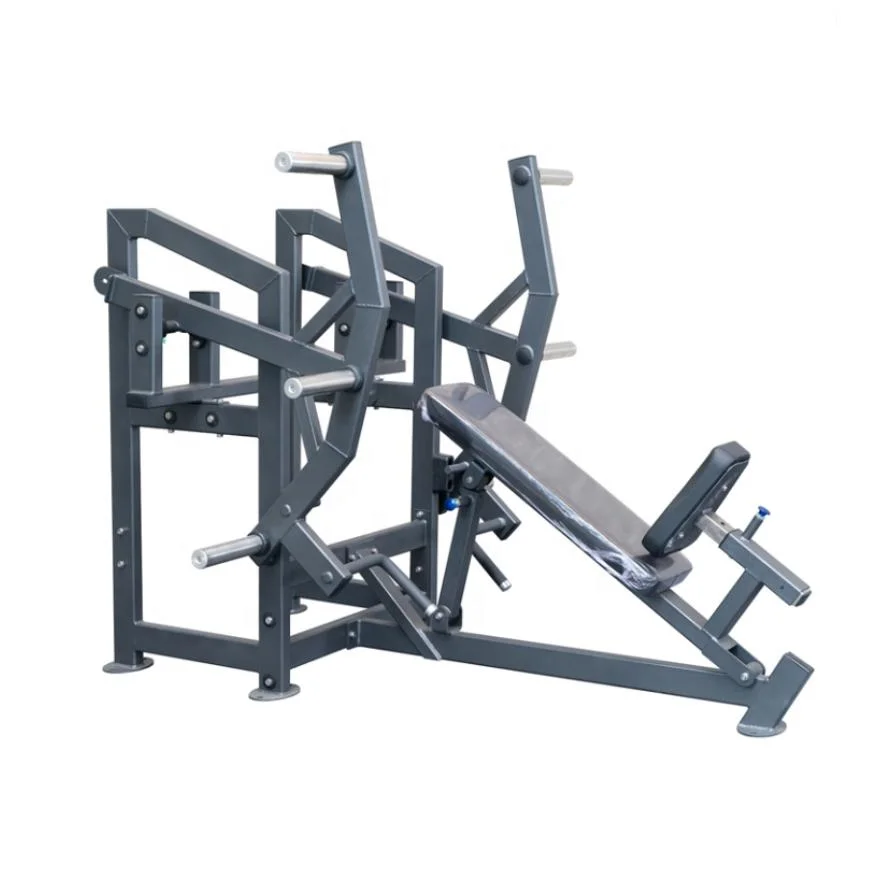 Salle de gym commercial plate Loaded Fitness Equipment réglable poitrine presse Incline Machine