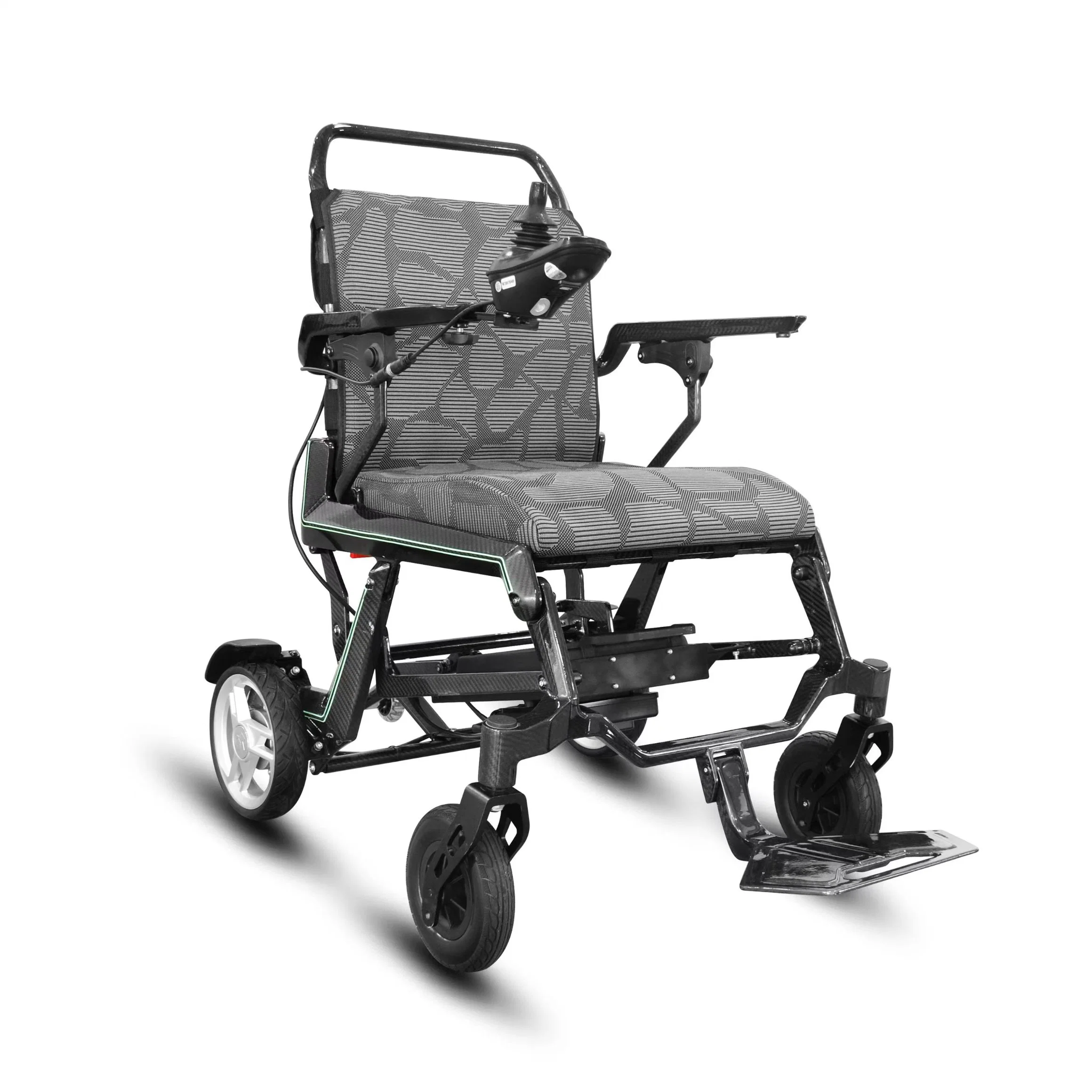 Producto de rehabilitación de sillas de ruedas eléctricas de fibra de carbono fácil de sostener