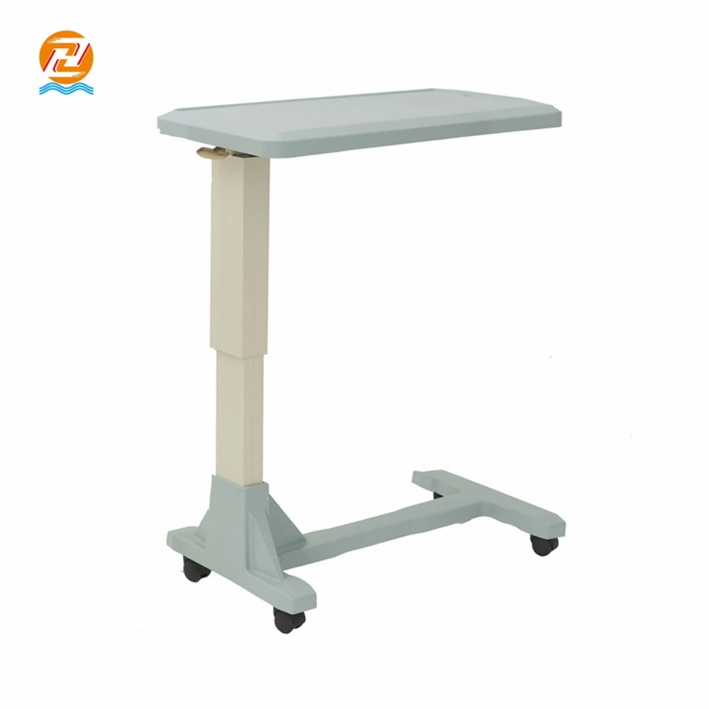 Adjustable Laptop Dining Hospital ABS Over Bed Table with Wheels Cy-H815