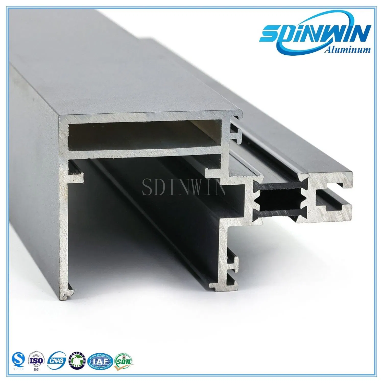 Extruded Industrial Alloy Powder-Coated Aluminium Profile 6063