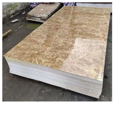 Wholesale/Supplier Price High Glossy Artificial Marble Plastic PVC Marble UV Sheet 2mm/3mm 4*8 1220*2440mm Interior Decorative PVC UV Marble Sheet Board