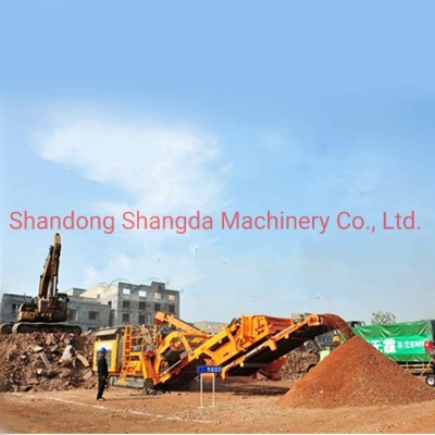 Portable Mobile Quarry/Brick Stone Crushing Equipment