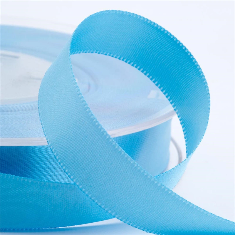 Personalisiertes Ente-Egg Blau 100% Polyester Doppelgesicht Recyceltes Satinband