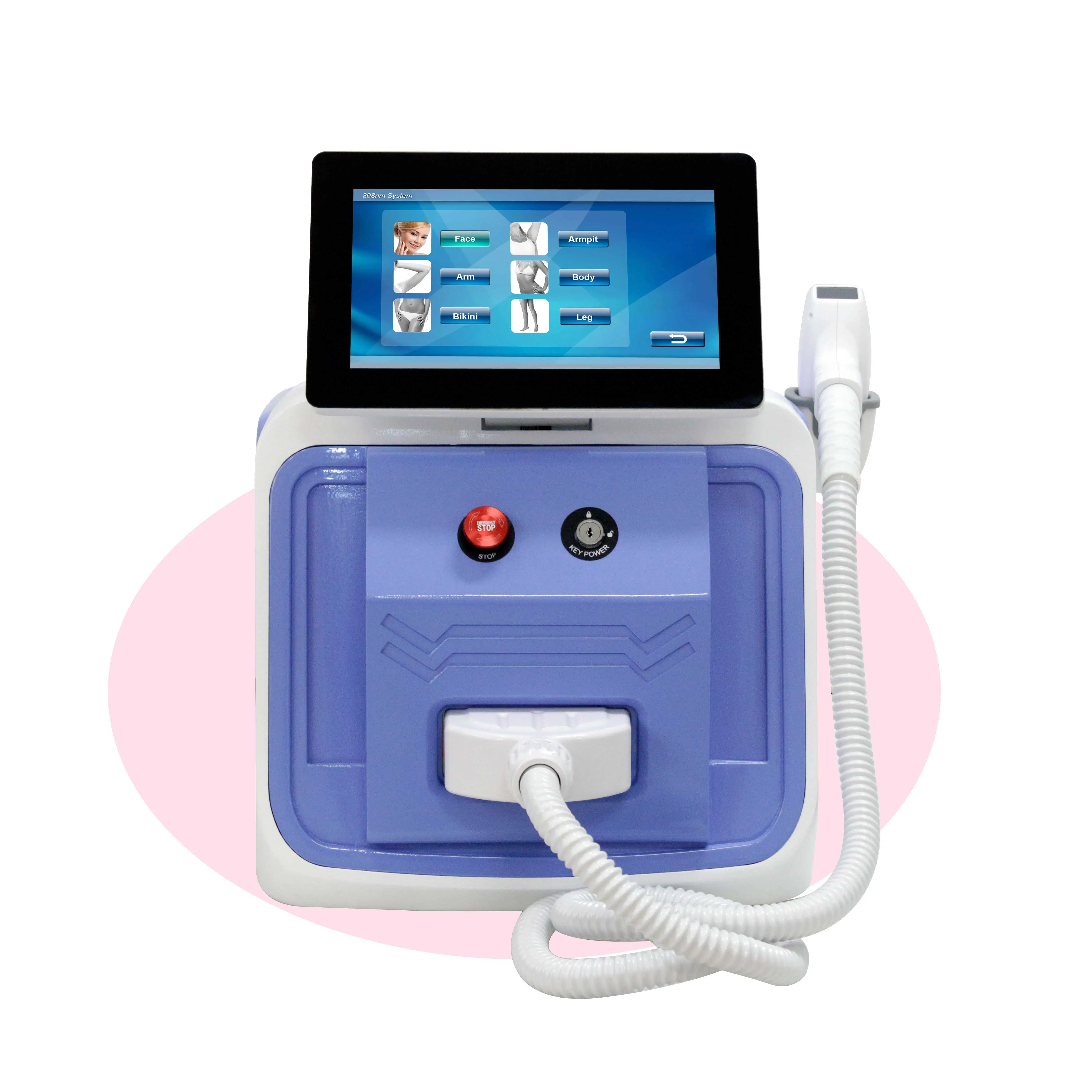 2023 New Technology ODM OEM Fiber Coupled Optic Diode Laser Hair Removal Machine 808nm Laser De Diodo Laiser Hair Removal Esthetician Equipment Manufacturer