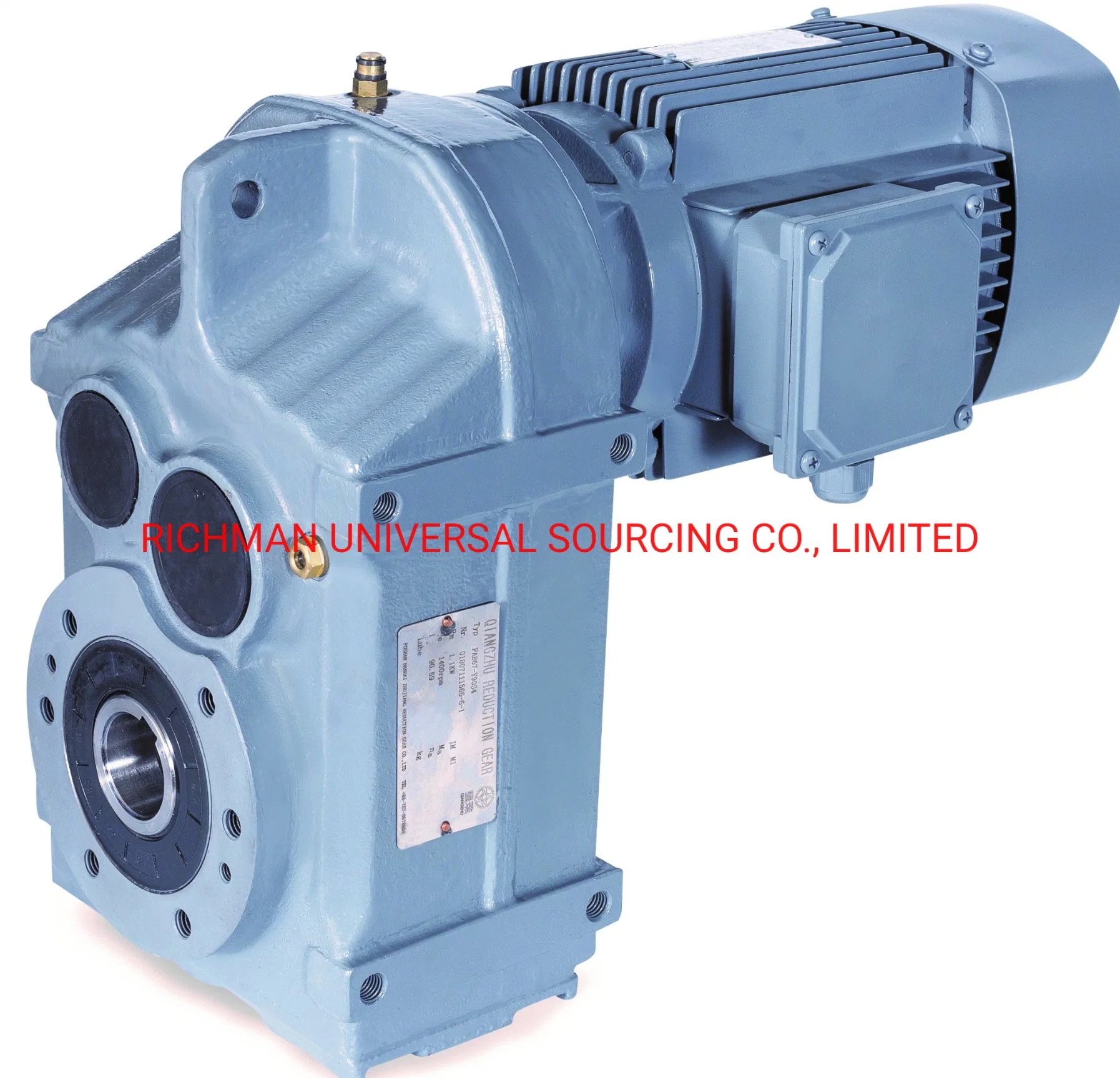 Qiangzhu R77 Helical Gear Reduction Belt Conveyor Drives Speed Reducer Gearbox