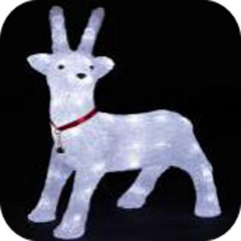 White Color LED Christmas Deer Shape Light Decoration