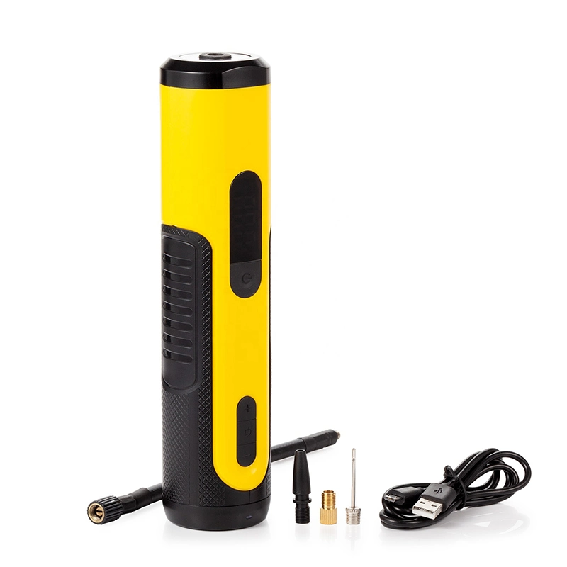 Wireless Electric Air Pump with Pressure Gauge LED Light for Car Bike Motor Other Inflatables