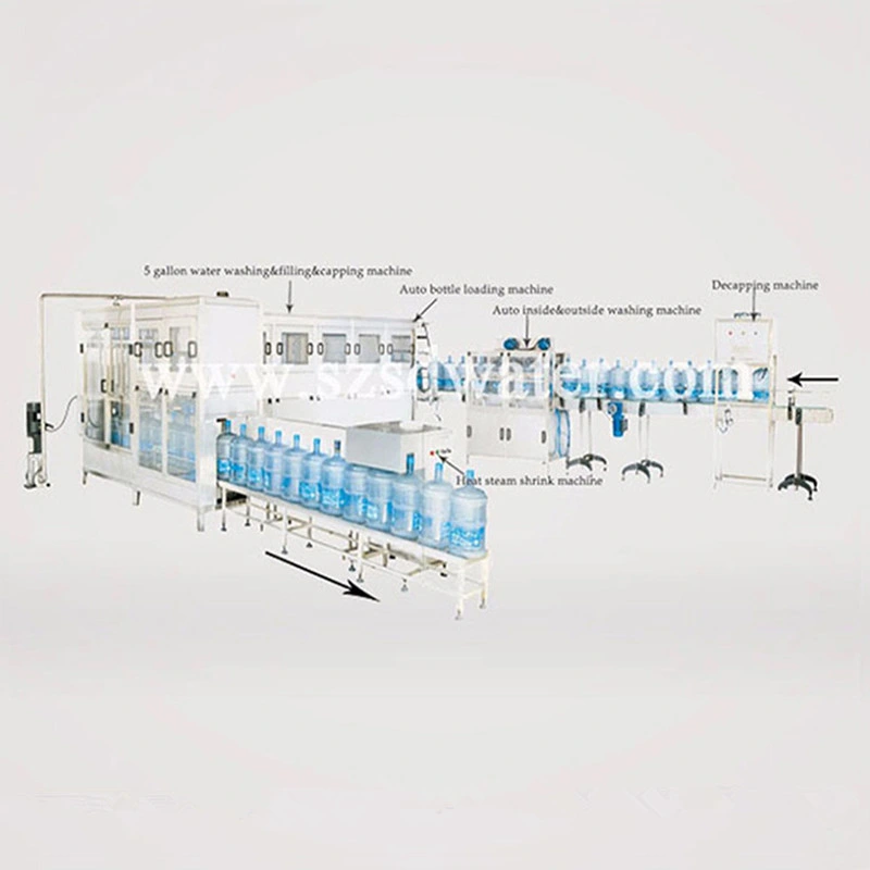 200b/h a 20 litros de máquina de llenado de botellas de 5 galones