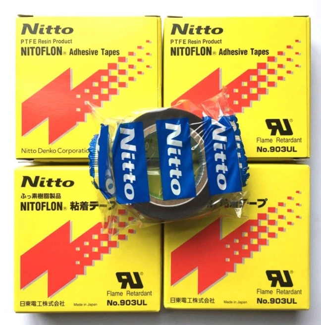 شريط من Nitto 903UL PTFE عالي الحرارة للأجهزة الكهربائية عزل الكابل