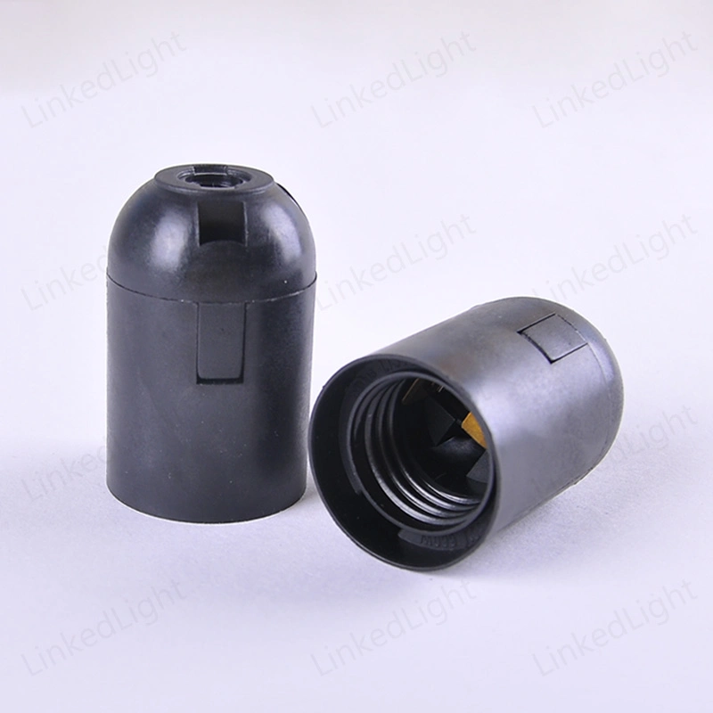 Factory Direct Sale E26 Thermoplastic Smooth Lamp Socket for Floor Lamps