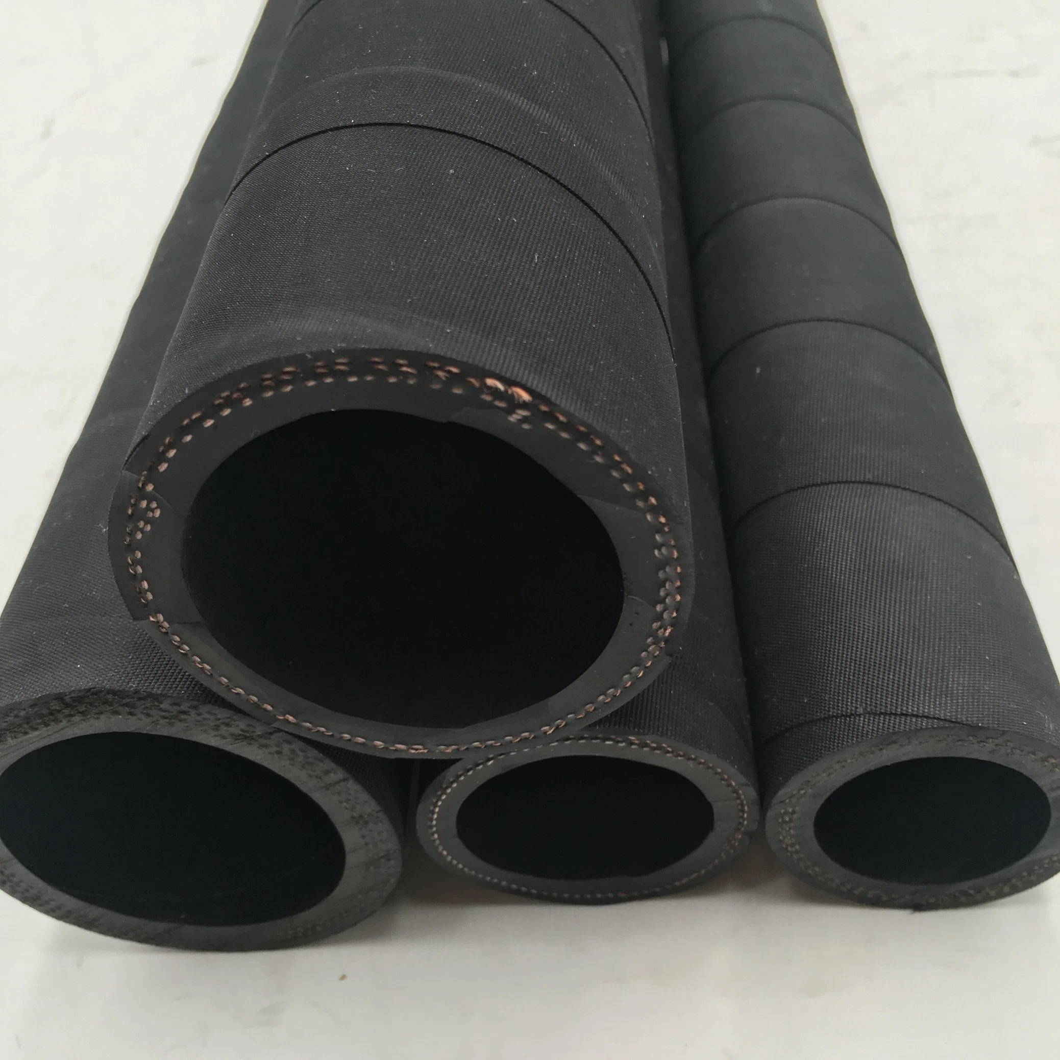 5 polegadas de alta pressão preto flexível de água de borracha do tubo de sucção