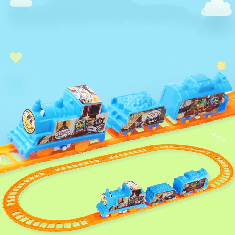 Factory Wholesale Electric Track Small Train Hot Sale Children Fun Plastic Toys