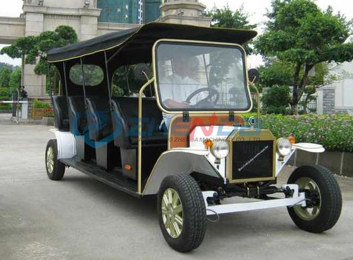 Nuevo precio de fábrica tres filas Multi-Person Bus Turístico de la batería eléctrica de la batería Four-Wheel Retro Cars